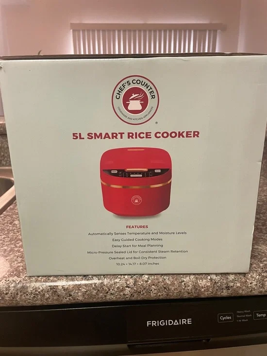 5L Smart Rice Cooker - Red - Picture 2 of 2